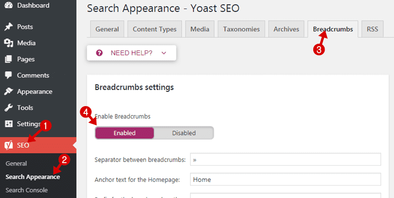 How To Show Breadcrumbs In Google Search Results