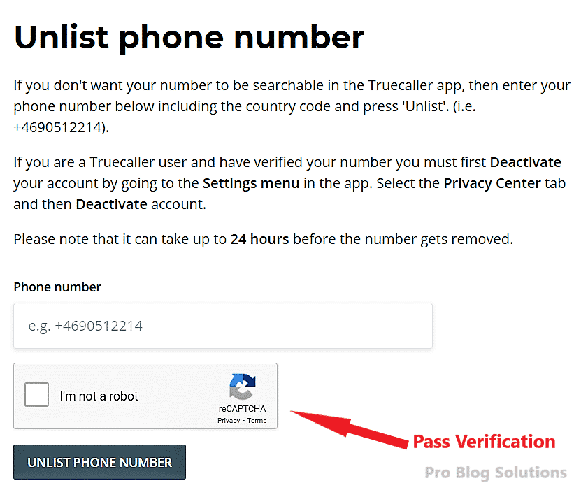 How to Unlist Number and Delete Truecaller Account