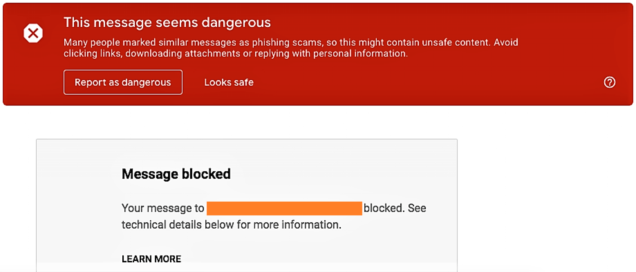 2023 Fix Message Blocked: Your Message to Gmail.com Has Been Blocked