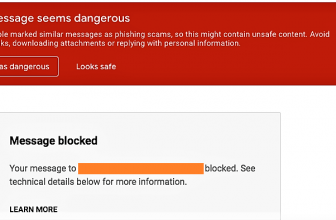 Fix Message Blocked Your Message to Gmail.com has been Blocked