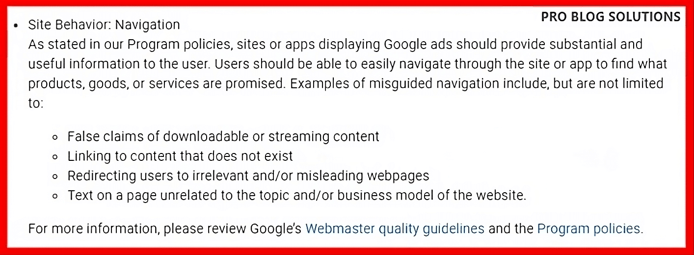 Guidelines That Can Help You Avoid Adsense Policy Violations