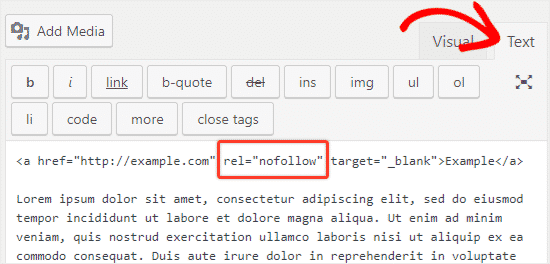 Reasons Why Use Nofollow Links