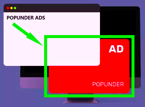 Popunder Ads Example - Best Pop-Under Ads Network