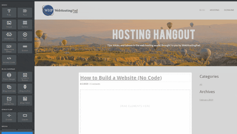 Website Builder WebHostingPad Review