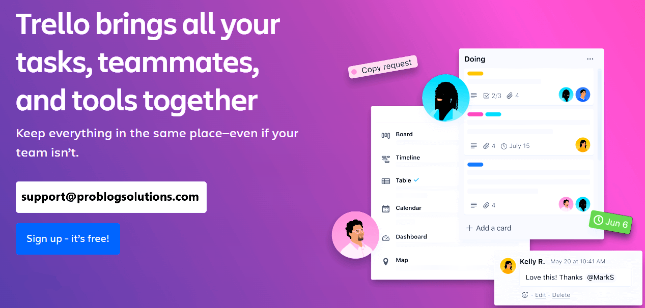 Trello - Best Blogging Tools & Platforms
