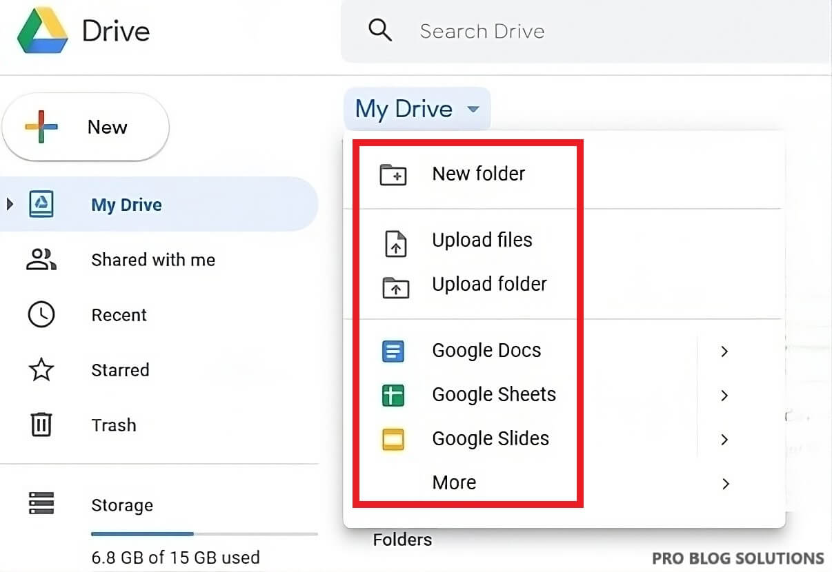Google Drive for Productivity