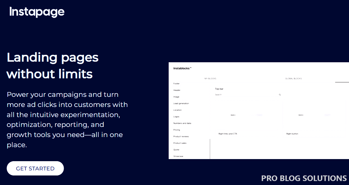 Instapage Landing Page Builder for Email Marketing